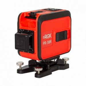 Лазерный уровень RGK PR-38R - красный луч 3D 360 градусов