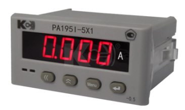 PA195I-5X1 Амперметр (базовая модификация, лицевая панель 96х48 мм)